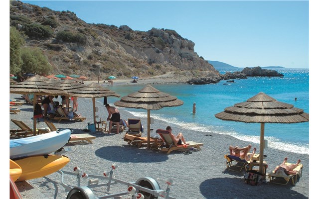 Glicorisa Beach Řecko, Samos, hotel Glikorisa Beach, pláž
